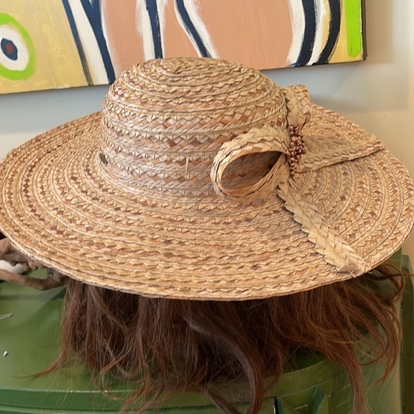 Liz Claiborne straw hat - Picture 3 of 10